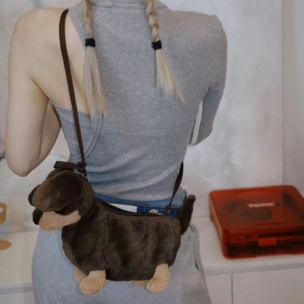 Hunde skuldertaske Crossbody taske børnetaske