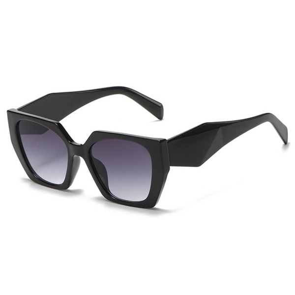 Cat Eye solbriller Firkantede solbriller SVART-GRÅ SVART-GRÅ Black-Gray