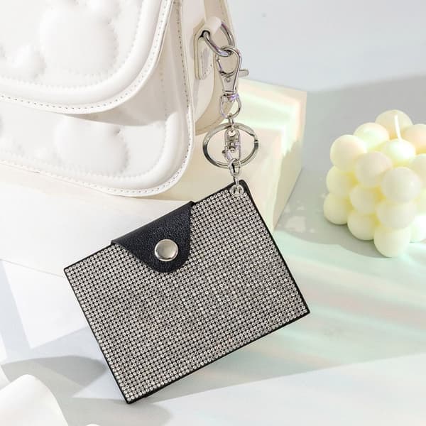 Rhinestone Lommebok Kort Lommebok D D D