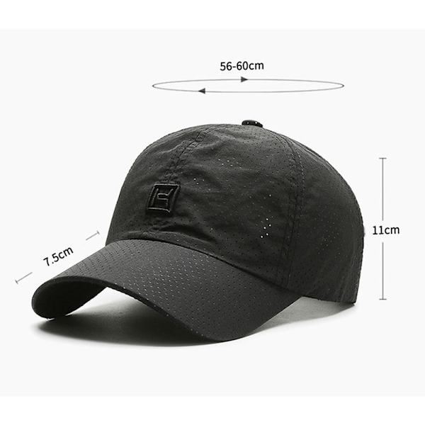 Baseballkasket Hip Hop Hatte GRÅ Grey