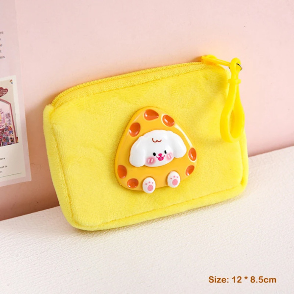 2 stk Myntlommebok pengepung GUL yellow