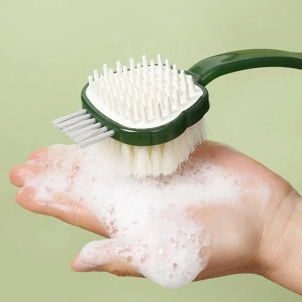 Pitkävartinen Back Brush Kylpyharja VALKOINEN white