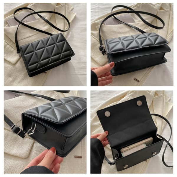 Skulderveske Messenger Bag HVIT White