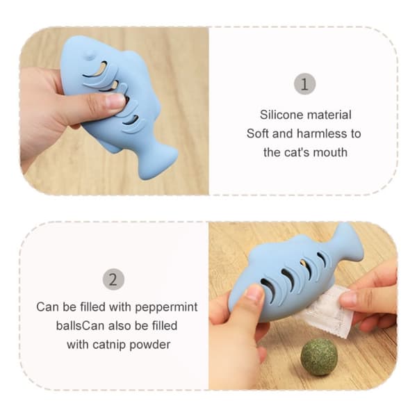 Kattmynta Leksaker Interaktiva Leksaker för Husdjur BLÅ BLÅ Blue