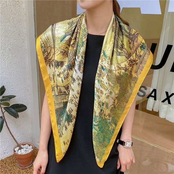 Silk Scarf Beach Shawl 1 1 1