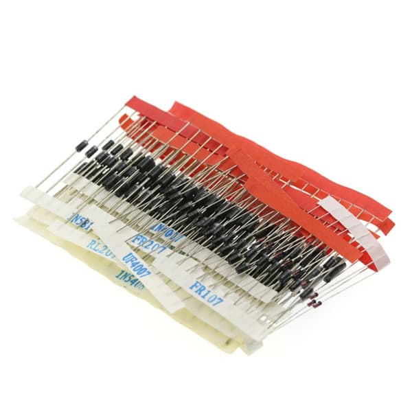 200 st. Diodsortimentsats Axialdioder Set Zenerdioder Set