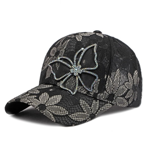 Baseball Cap Fiske Cap SVART Black