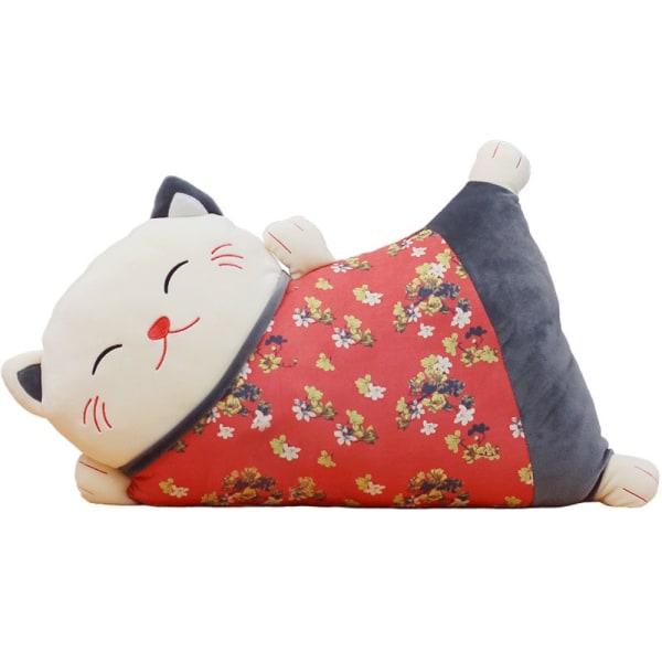 Lucky Cat Pude Fyldte Cats Pude BRUN Brown