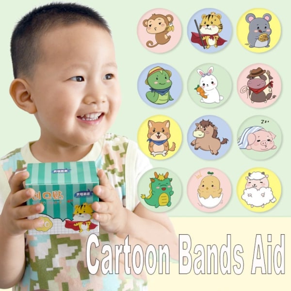 100/120 PCS sarjakuvanauhat Aid Round Band Aid 2 2 2