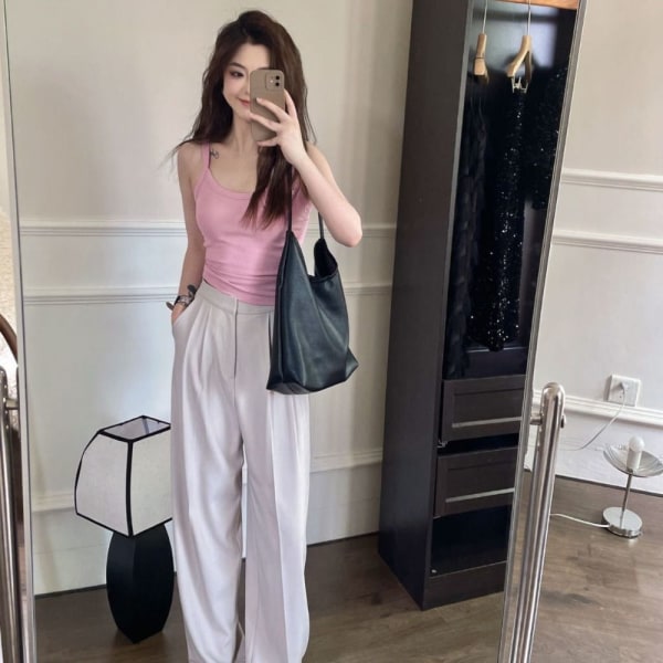 Crop Top Sommertop SORT Black