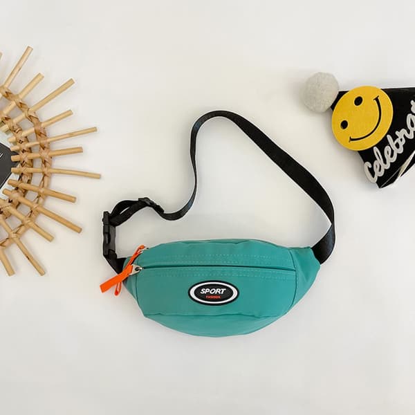 Børne Brysttaske Fanny Pack SORT Black