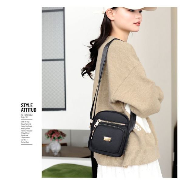 Crossbody Bag Skulderveske SVART black