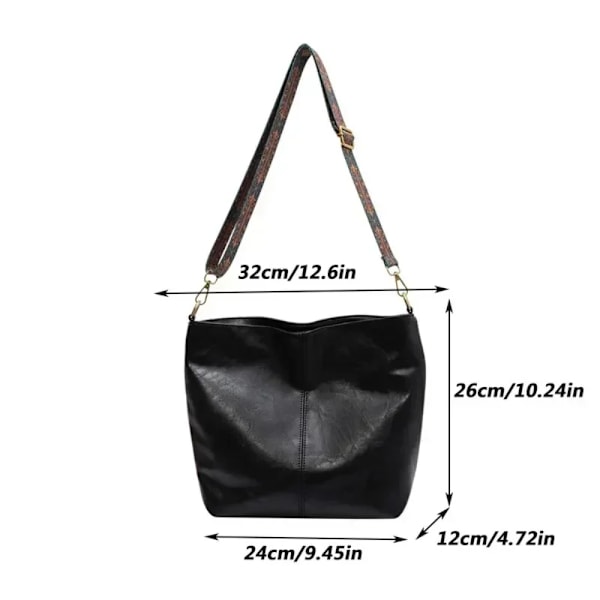 Skuldertaske Crossbody taske SORT black