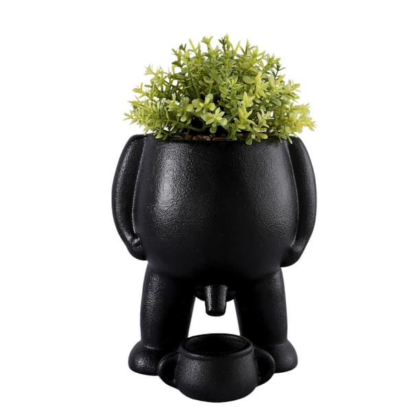 Mini Kukkaruukut Figuurivaasit MUSTA Black