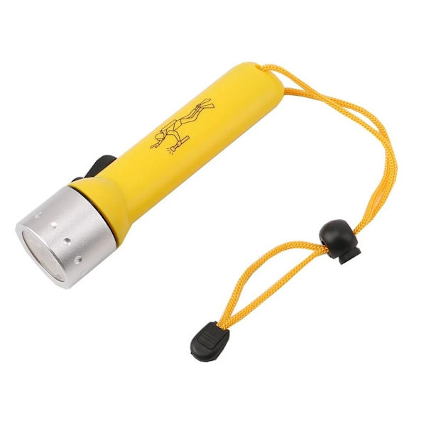 Led dykkerlommelygte Nødbelysning GUL yellow