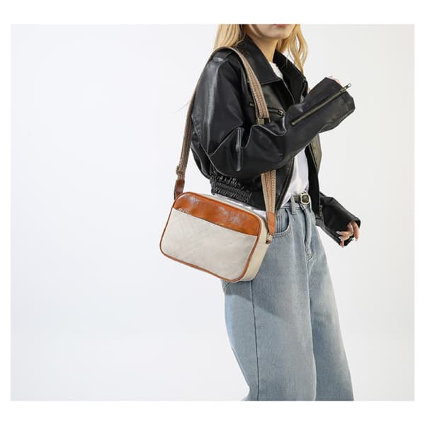 Skulderveske Messenger Bag BRUN BRUN Brown