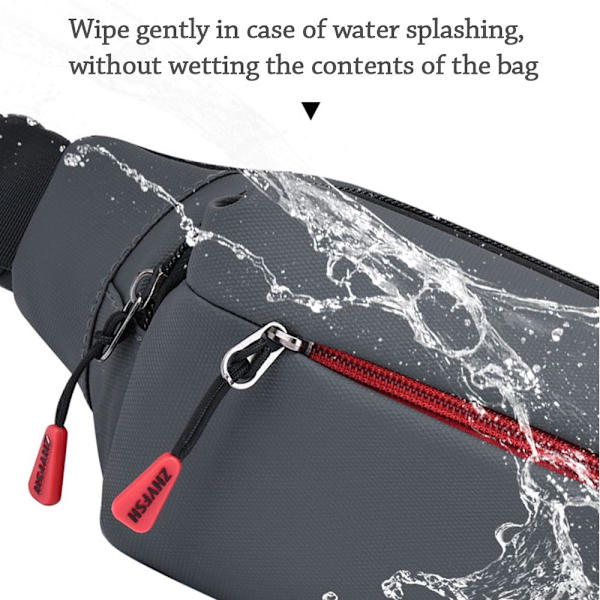Brysttaske Cross Body Taske GRÅ grey