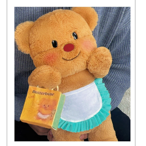Butter Bear Plysch Bear Doll 45CM 45cm