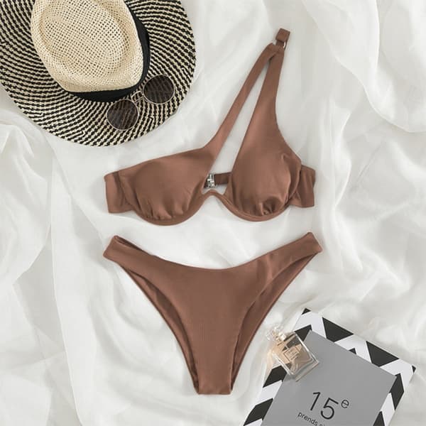 Bikini Badedragt Todelt Bikini BLÅ-L BLÅ-L Blue-L