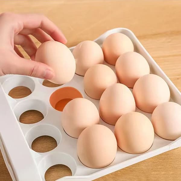 Kylskåp Äggförvaringslåda Lådtyp Äggbricka VIT white