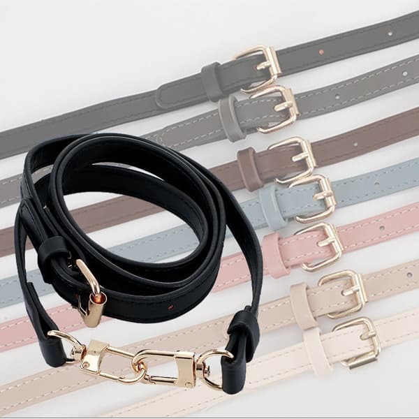 Läder Väska Rem Handväskor Rem LJUSROSA light pink