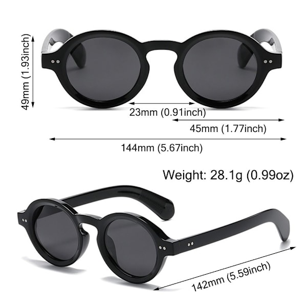 Pyöreät aurinkolasit Punk Shades C7 C7 C7