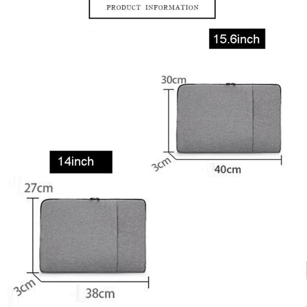 Laptopfodral GRÅ 15.6 TUM Grey 15.6inch