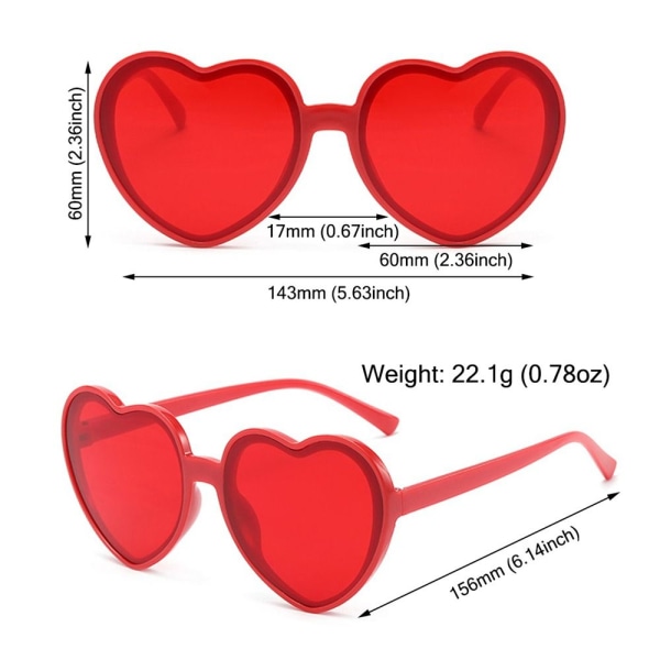Hjärtformade solglasögon Hjärtasolglasögon C1 C1 C1