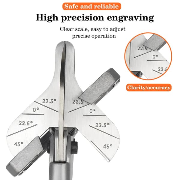 45-135° Multi Angle Shear Vinkelklippare med 3 Extra Blad Trim