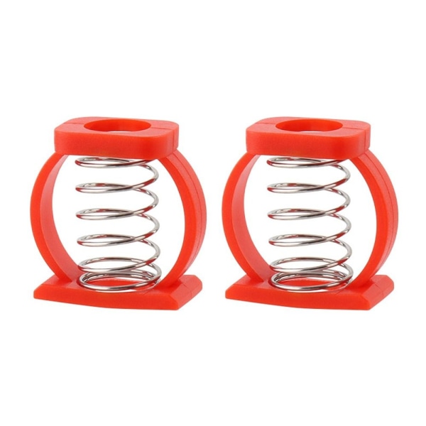 Cykelfjederhængselklemme RØD 2STK 2STK Red 2pcs-2pcs