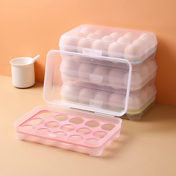 Egg Fresh Oppbevaringsboks Matbrett Beholdere ROSA pink