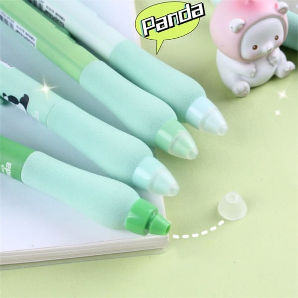 4 STK/Eske Erasable Pen Gel Pen 01-SORT BLEKK 01-SORT BLEKK 01-Black Ink
