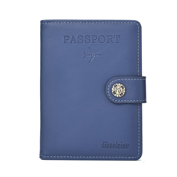 Passomslag Passholder Etui BLÅ Blue