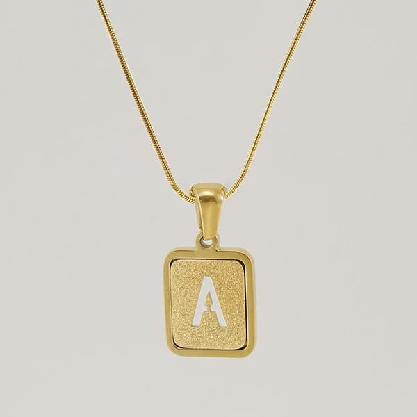 Initialhalsband Bokstavshalsband J J J
