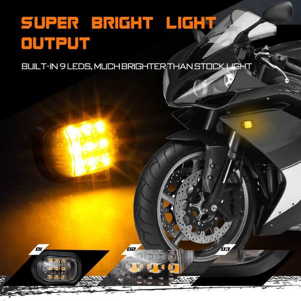 1 par LED-lampe blinklys STYLE 1 STYLE 1 Style 1