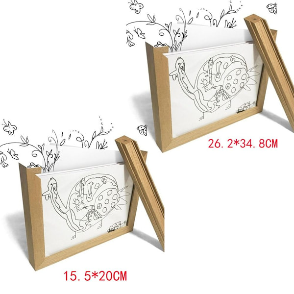 Roterande fotoram Minnesram LOGG FÄRG 26,2X34,8CM log color 26.2x34.8cm