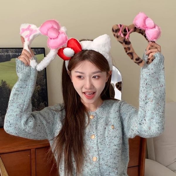 Kawaii Pannband Söt Rosett Håraccessoar E E E