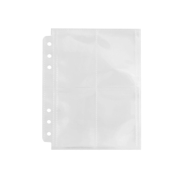 10 STK Løsblade Album Fotokort Album Binder TRANSPARENT 4 transparent 4 grids-2-4 grids-2