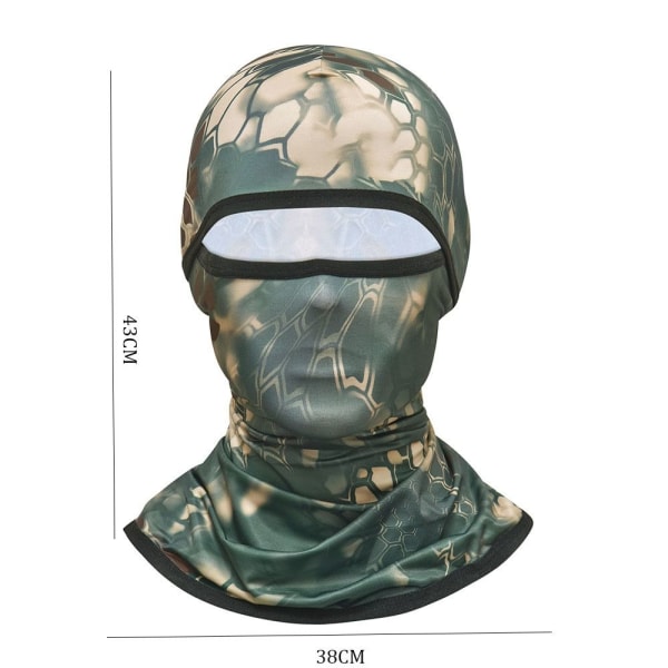 Full Face Cap Pyöräily Balaclava 6 6 6