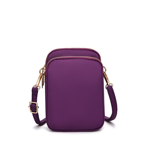 Skuldervesker Mobiltelefon Veske MØRK LILLA dark purple