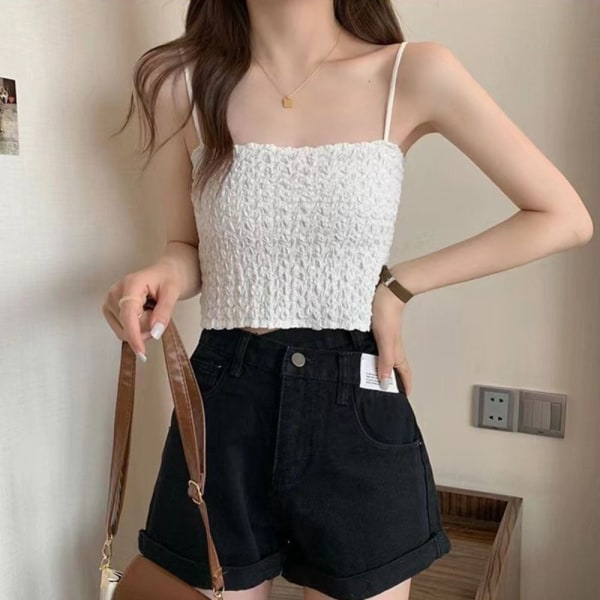 Camisole ärmlös väst VIT white