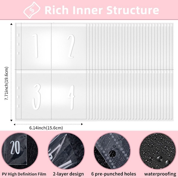 100 Days Savings Challenge Savings Money Binder SILVER Silver