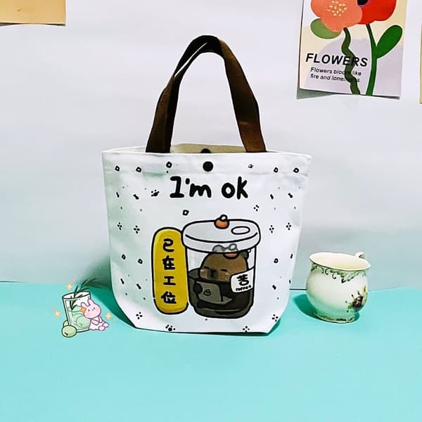 Käsilaukku Kangaskassi E E E