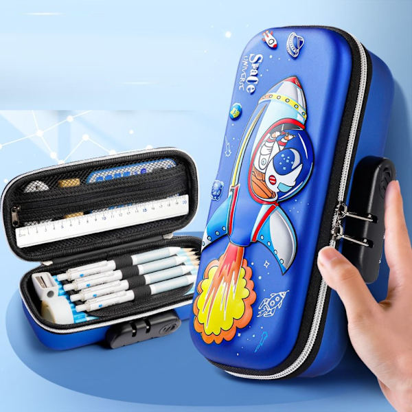 Lösenord 3D Case Pennlåda 6 6 6