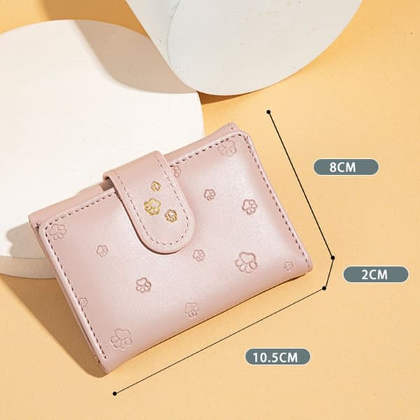 Kort Lommebok Tri-fold Lommebok HVIT white