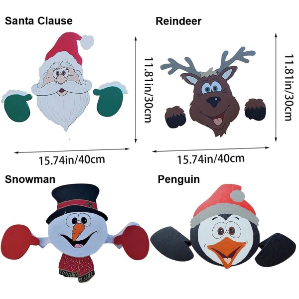 Jul staket dekoration gård prydnader SNOWMAN SNOWMAN snowman
