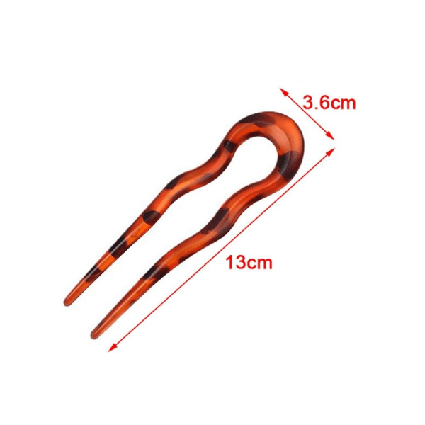 U-formet hårnåle Hårgaffel FARVE 3 FARVE 3 Color 3