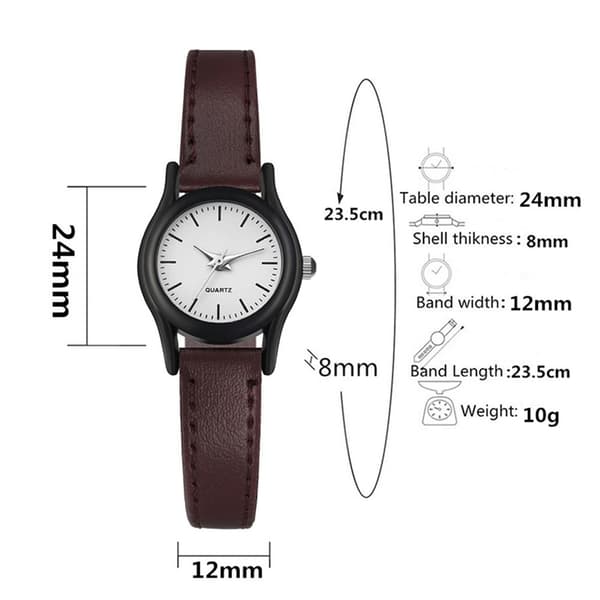 Damklocka Kvarts Armbandsur 1 1