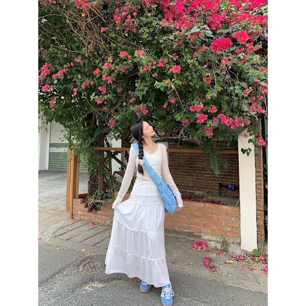 Porrashame Maxi Skirt PINK S Pink S