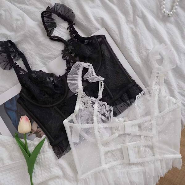 Undertøjssæt Sexet lingerisæt SORT M black M